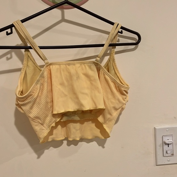 Yellow bikini top size medium women’s - Picture 2 of 2